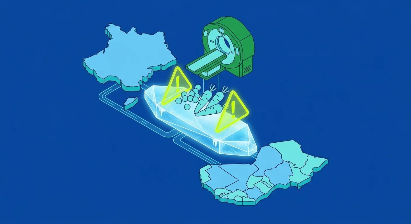 Ivory Coast Flags Listeria in French Frozen Vegetables, Testing Import Traceability Systems